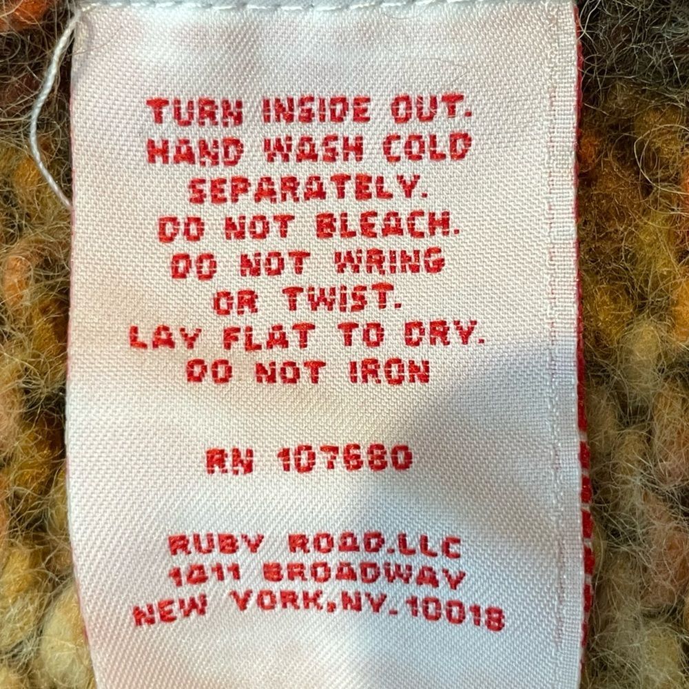 Ruby Rd. Big Button Snap Closure Multicolored Swe… - image 8